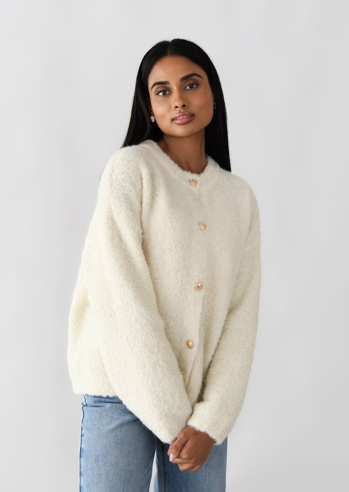 Gilet Douillet en Laine Bouclée